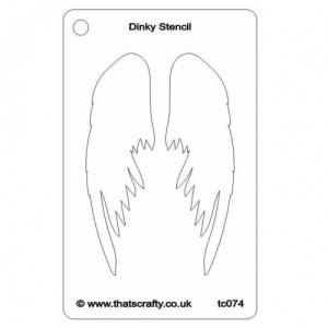 That's Crafty! Dinky Stencil - Wings - TC074