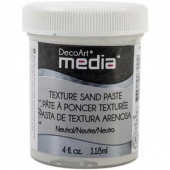 DecoArt Media Texture Sand Paste - White