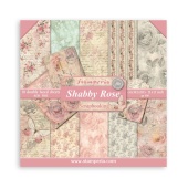 Stamperia Double Sided 12in x 12in Paper Pad - Shabby Rose - SBBL12