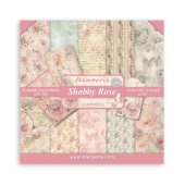 Stamperia Double Sided 8in x 8in Paper Pad - Shabby Rose - SBBS107