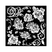 Stamperia Stencil - Shabby Rose - Rose Pattern - KSTDQ104