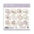 Stamperia Double Sided 12in x 12in Paper Pad - Lavender - SBBL155