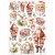 Stamperia A4 Rice Paper Selection - Classic Christmas - DFSA4XCX