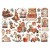 Stamperia Die Cuts Assortment - Gear up for Christmas - DFLDC102