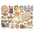 Stamperia Die Cuts Assortment - Golden Harmony - DFLDC104