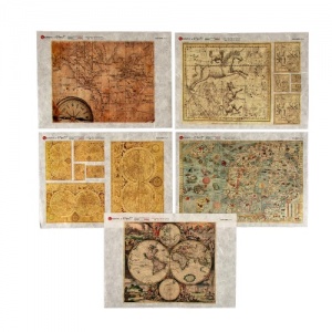 Paper Designs Rice Paper Collection - Old Maps