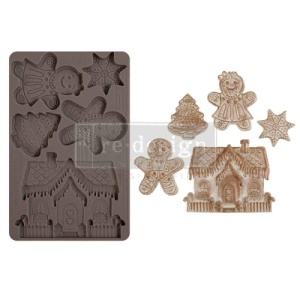 Prima Re-Design Dcor Mould - Festive Gingerbread