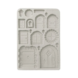 Stamperia A5 Silicon Mould - Hidden Grove - Door and Window - KACMA576