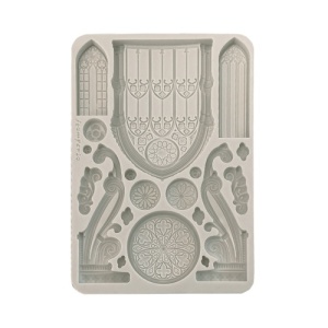 Stamperia A5 Silicone Mould - Master of Magic - Gothic Architecture Elements - KACMA569