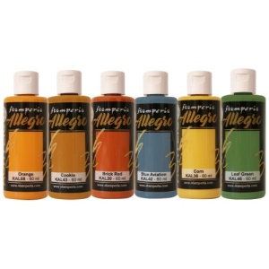 Stamperia Allegro Acrylic Paint Selection - Art of Travelling - KALKIT56