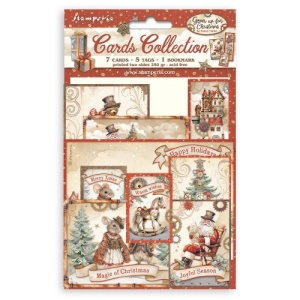 Stamperia Cards Collection - Gear up for Christmas - SBCARD26