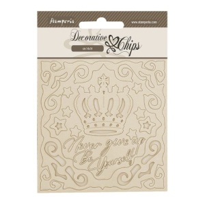 Stamperia Decorative Chips - Alterego - Frames and Crown - SCB240