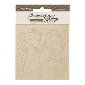 Stamperia Decorative Chips - Forest - Leaves - SCB238