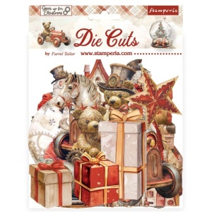 Stamperia Die Cuts Assortment - Gear up for Christmas - DFLDC102