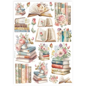 Stamperia A4 Rice Paper - Books - DFSA4911