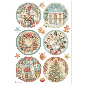 Stamperia A4 Rice Paper - The Nutcracker - 6 Rounds - DFSA4944