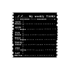 Stamperia Stencil - Diary Weekly Planner - KSTDS23