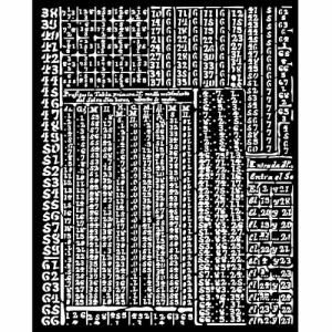 Stamperia Stencil - Fortune - Hieroglyphic - KSTD165