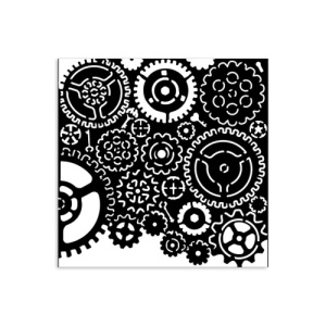 Stamperia Stencil - Gears Pattern - KSTDS27