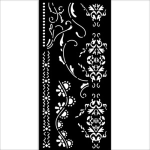 Stamperia Stencil - Old Lace - Borders - KSTDL104