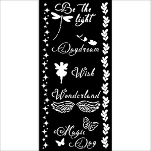 Stamperia Stencil - Wonderland - Magic Day - KSTDL96