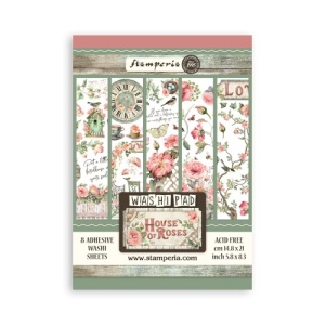 Stamperia Washi Pad - House of Roses - SBW18