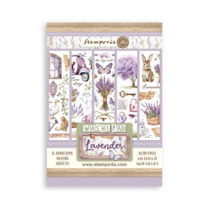 Stamperia Washi Pad - Lavender - SBW07