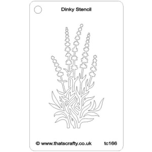 That's Crafty! Dinky Stencil - Lavender - TC166