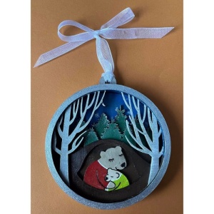 That's Crafty! Surfaces MDF Layering Ornament - Bears