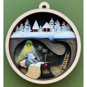 That's Crafty! Surfaces MDF Layering Ornament - Mouse