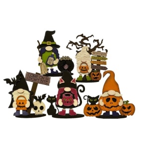 That's Crafty! Surfaces MDF Uprights - Halloween Gnomes Set