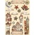 Stamperia Colored Wooden Shapes - Gear up for Christmas - Cozy Houses - KLSP165