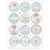 Stamperia A4 Rice Paper - Baby Boy Rounds - DFSA4906