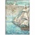 Stamperia A4 Rice Paper - Songs of the Sea - The Sea Sailing Ship - DFSA4811