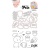 Studio Light Karin Joan - Missees Collection - Clear Stamp and Dies - Complete Pets - Bunny Missees - KJ-MDKJ-SCD08