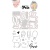 Studio Light Karin Joan - Missees Collection - Clear Stamp and Dies - Complete Pets - Cat Missees - KJ-MDKJ-SCD10