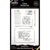 Arden Creative Studio Maker Series Clear Stamp Set - Letter Box Remnants 01