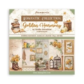 Stamperia Double Sided 12in x 12in Paper Pad - Golden Harmony - SBBL160