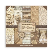 Stamperia Double Sided 8in x 8in Paper Pad - Old Lace - SBBS116