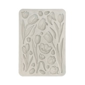 Stamperia A5 Silicone Mould - Art of Travelling - Tulips - KACMA550