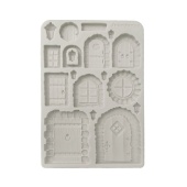 Stamperia A5 Silicon Mould - Hidden Grove - Door and Window - KACMA576