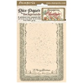 Stamperia A6 Rice Paper Backgrounds - Classic Christmas - DFSAK6028