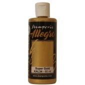 Stamperia Allegro Acrylic Paint - Super Gold Metallic