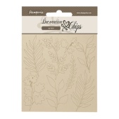 Stamperia Decorative Chips - Forest - Leaves - SCB238