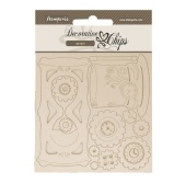 Stamperia Decorative Chips - Master of Magic - Hourglass - SCB254