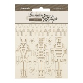 Stamperia Decorative Chips - The Nutcracker - Soldiers - SCB227