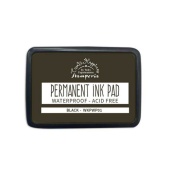 Stamperia Create Happiness Permanent Ink Pad - Black - WKPWP01