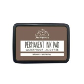 Stamperia Create Happiness Permanent Ink Pad - Brown -  WKPWP02