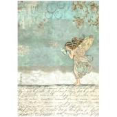 Stamperia A4 Rice Paper - Wonderland - Woodland Fairy - DFSA4930