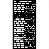 Stamperia Stencil - Art of Travelling - Bricks - KSTDL110